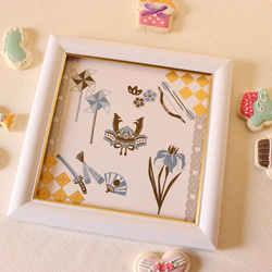 ポーセラーツ　タイル用額8点セット ポーセラーツ タイル用額8点セット - メルカリ