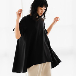 【完売】フレア　Tシャツ　ブラック　日本製　フリーサイズ　即納 7枚目の画像