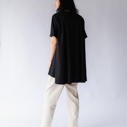 【完売】フレア　Tシャツ　ブラック　日本製　フリーサイズ　即納 3枚目の画像
