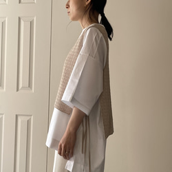 【summer sale】jacquard  knit best 13枚目の画像