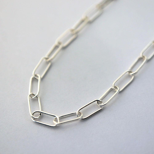 SV925 スターリングシルバーチェーン 8.2×3.2mm ボックス