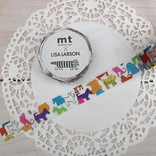 リサラーソン マスキングテープ 4個セット 新品 Lisa Larson - マスキングテープ リサラーソン 4本セットの通販