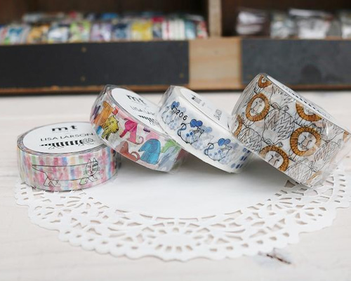 mt×リサラーソン 4本セット マスキングテープ マスキングテープ puchi