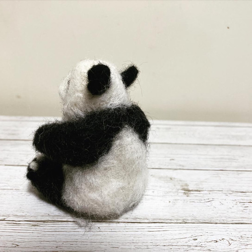 人気作家様 羊毛フェルト Jackra様 パンダ アーティストベア 人形 人気作家様 羊毛フェルト Jackra様 パンダ アーティストベア