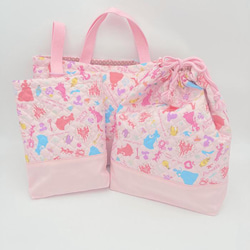 わんちゃんねこちゃんレッスンバッグ体操服袋お弁当袋オーダー