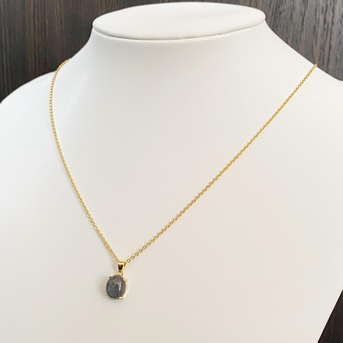 ペンダント空枠（爪留め）オーバルカボション10×8mm用 Silver925