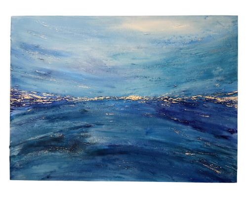 OCEAN - おしゃれ 絵画 アート 青 海 インテリア ナチュラル