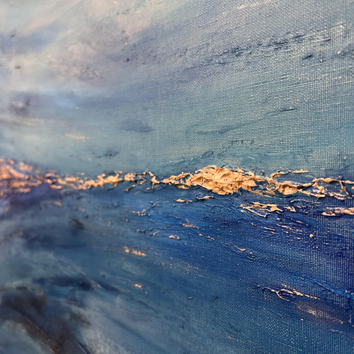 絵画　海 油絵 絵画 【太陽の海】 | HIROSHI1990