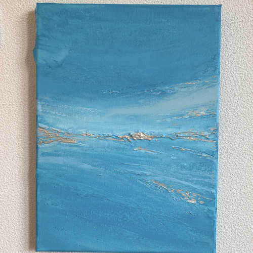 絵画　海 SKY - 青 海 絵画 インテリア アート 絵画 空 癒し モダン