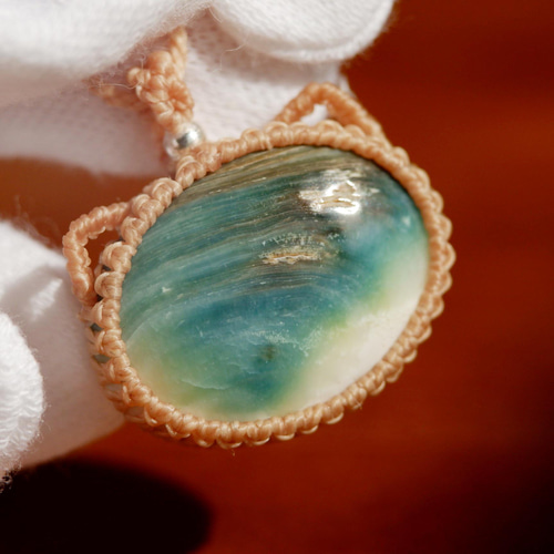 宝石ルース 『限定品！ネコちゃんネックレス！』天然アメジストチェーン付