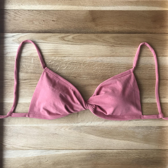 【茜】草木染めブラ　オーガニックコットン　femcare　しめつけない　綿　ブラ 人気・おすすめ｜省スペース設計・旅行向けにおすすめ お得商品 プライバシー配送 翌日お届け対応