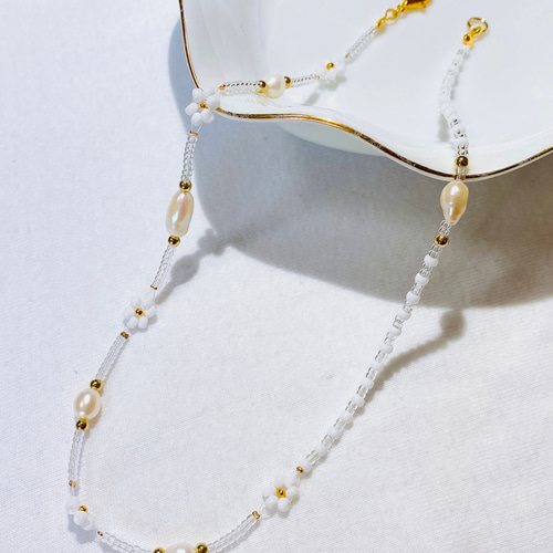 パール ネックレス ブレスレット ネックレス ブレスレット セット 淡水パール ビーズ マグネット