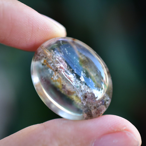 柔らかな柱☆ガーデンクォーツ ルース198 天然石 Funky garuda 天然石