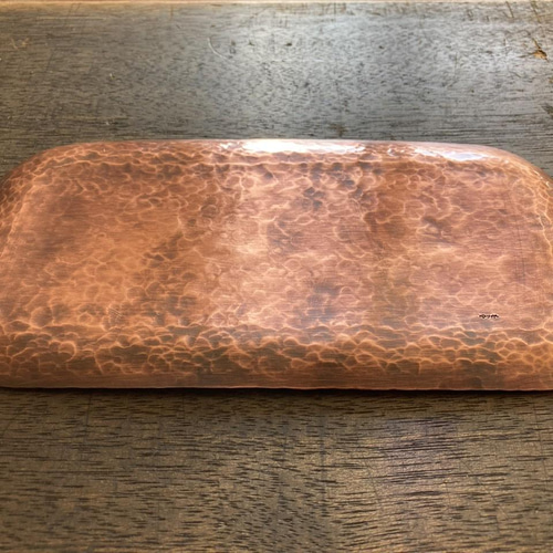 銅の打ち出しトレイ ※受注品 その他インテリア雑貨 yurisuke 通販