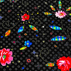 Odile Bailloeul 110cm x 50cm Flower Confetti/Black 2枚目の画像