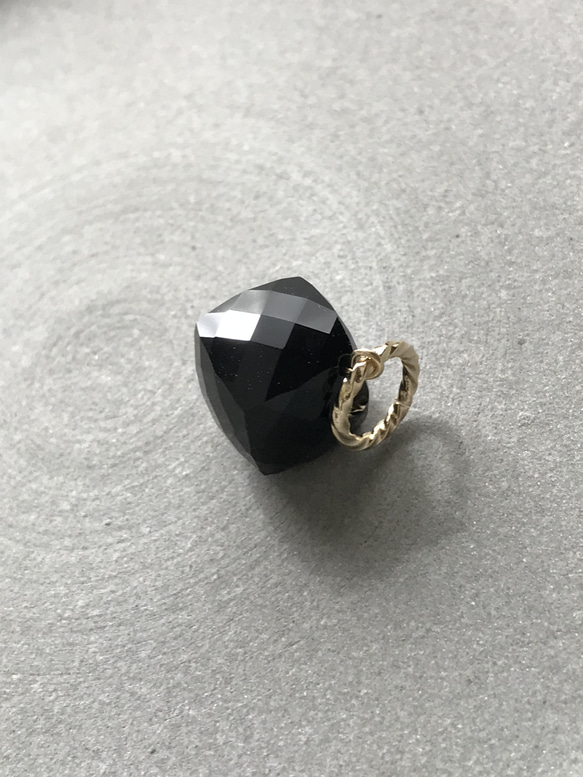 黒瑪瑙(ブラックオニキス)♚ペンダントトップ ペンダントトップ m.y. 