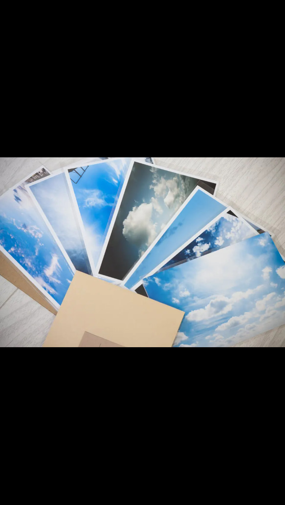 「送料無料」青な空ポストカードB 10枚セット 5枚目の画像