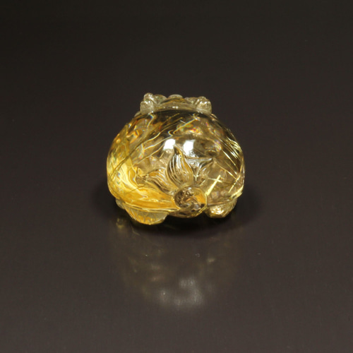 金のオーラがすごい】ゴールド タイチンルチル クォーツ 龍亀 金のオーラがすごい】ゴールド タイチンルチル クォーツ 龍亀