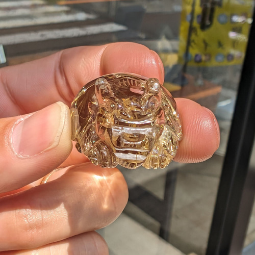 金のオーラがすごい】ゴールド タイチンルチル クォーツ 龍亀 金のオーラがすごい】ゴールド タイチンルチル クォーツ 龍亀