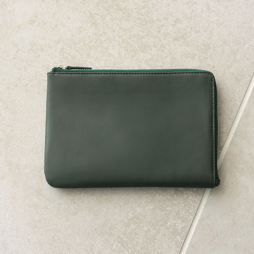 累計2万個突破】本革 ポーチ L字 小物入れ ブランド クラッチバッグ