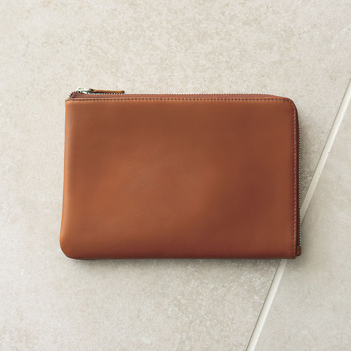 累計2万個突破】本革 ポーチ L字 小物入れ ブランド クラッチバッグ