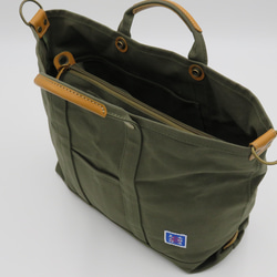 インナーバッグが鞄として使える鞄2個セット！　4993「木綿屋五三郎帆布ショルダートート（Sサイズ・4色展開）」 9枚目の画像