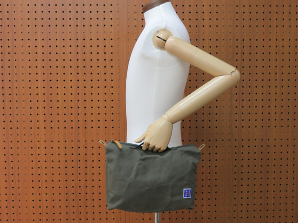 インナーバッグが鞄として使える鞄2個セット！　4994「木綿屋五三郎帆布ショルダートート（Ｍサイズ・3色展開）」 14枚目の画像