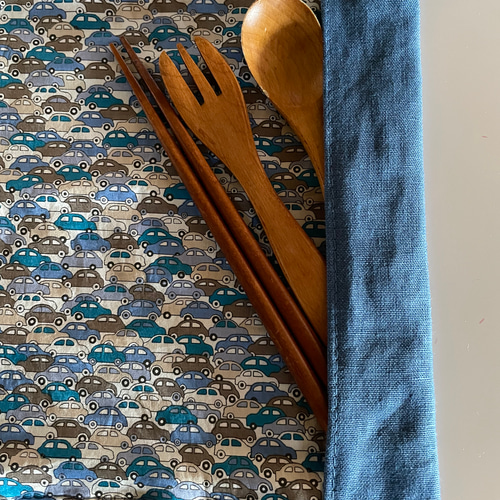 ランチョンマット（カトラリーポケット付） その他入園グッズ hira196