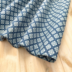 【受注製作】水色×ブルー レトロ柄スカート 6枚目の画像