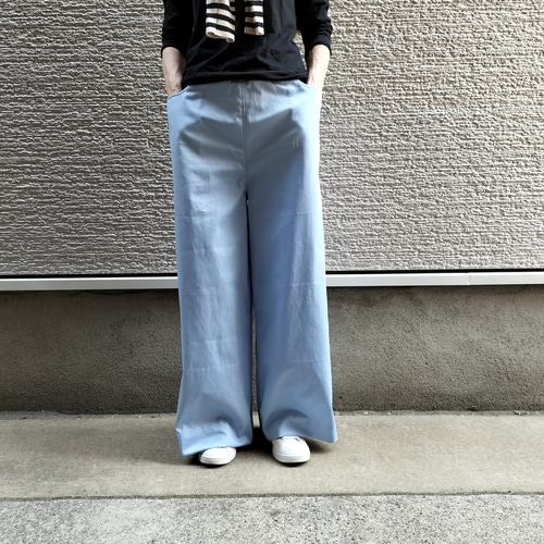 FORME ワイドパンツ　グレー　1 東原亜希FORMEワイドパンツ サイズ1 ライトグレー
