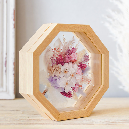 プリザーブドフラワー・桜ローズ8・ピンクパープル/ 誕生日祝い 結婚