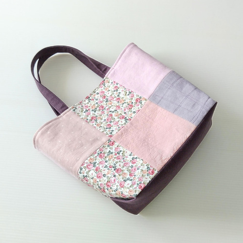 メリーボンボン　パッチワークトートバッグ ハギレ活用】パッチワークトートバッグの作り方｜SunMoon