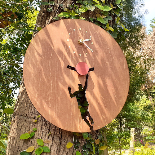 手作り木製創作時計【スラムダンク】 掛け時計・置き時計 KLOCKer 通販