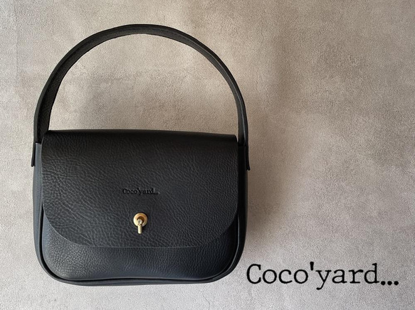 [イタリアンレザー ハンドバッグ] 本革 レトロバッグ [Coco'yard... ココヤード] ネブラスカ 1枚目の画像