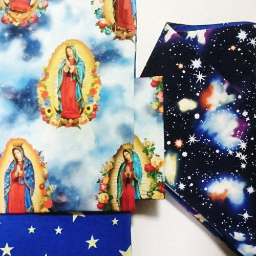 コラージュ二部式帯 「メキシコ聖母像」 和装小物（帯・半襟） momoann  