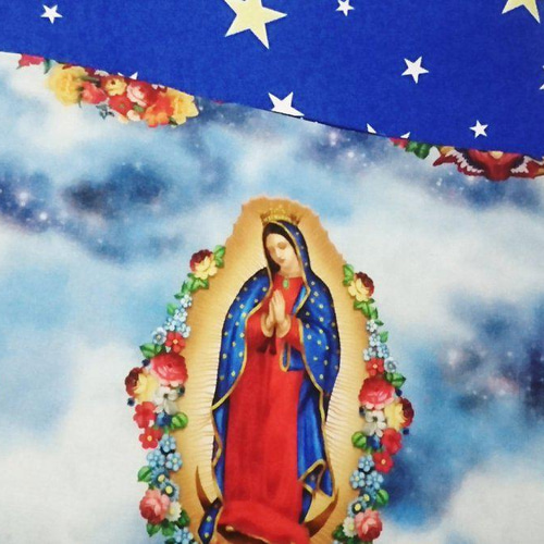 コラージュ二部式帯 「メキシコ聖母像」 和装小物（帯・半襟） momoann  