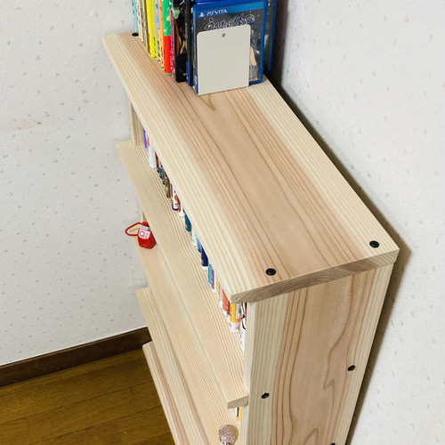 杉無垢板本棚 オーダー可能 本棚・絵本棚・マガジンラック CHISEL&WOOD