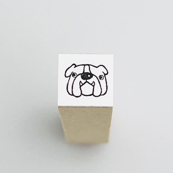 Mini Mini * Bull-chan * 僅面部 [10 mm 方形] * 橡皮圖章 第3張的照片