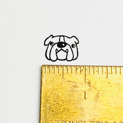 Mini Mini * Bull-chan * 僅面部 [10 mm 方形] * 橡皮圖章 第2張的照片