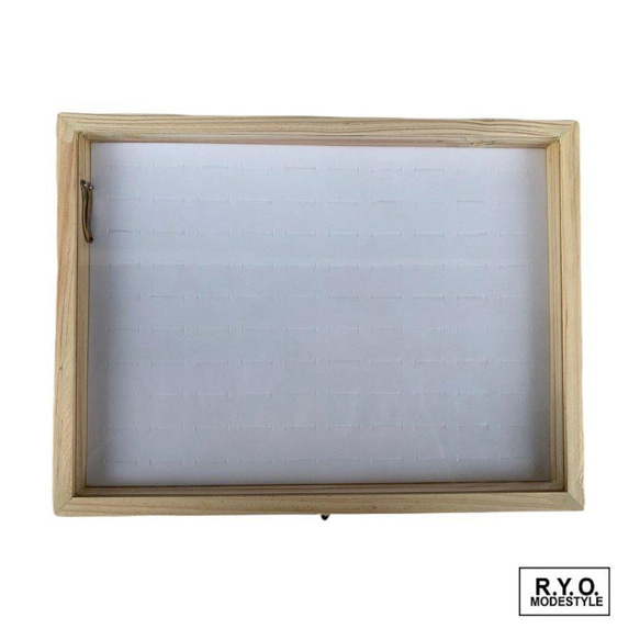 ガラスケース 100本用台紙 木製 2枚目の画像