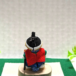 ちりめん細工の桃太郎 ✾ 五月人形✾ 　初節句のお祝いにも！ 　 即納できます！ 6枚目の画像