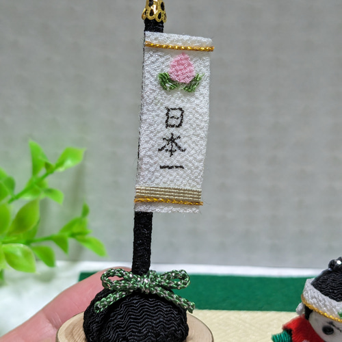 ちりめん細工の桃太郎 ✾ 五月人形✾ 初節句のお祝いにも！ 即納でき