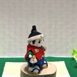 ちりめん細工の桃太郎 ✾ 五月人形✾ 　初節句のお祝いにも！ 　 即納できます！ 7枚目の画像