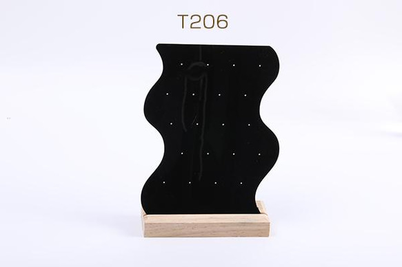T206-1  1個  ピアスディスプレイスタンド 5×13×20cm（1ヶ） 2枚目の画像