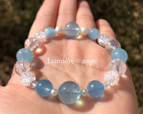 ✧︎*癒し、幸福へ導く✧︎天然石ブレス✧︎* ブレスレット Lumière