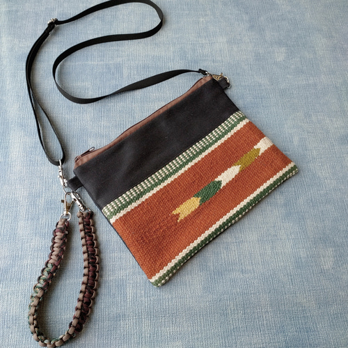 インディアン/ネイティブアメリカン/サコッシュ/紐なし 本革】Indian