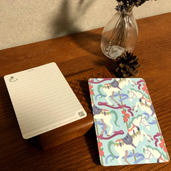 【ポストカード】春のカード3枚セット　B：木馬　 2枚目の画像