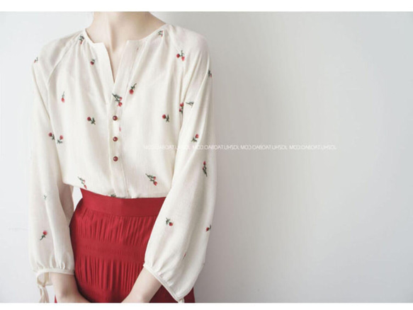 春の福袋  母の日ャツ カジュアル シャツ ストライプ シャツ レディース 白い シャツ 韓国 ブラウス ブラウス オフ 6枚目の画像