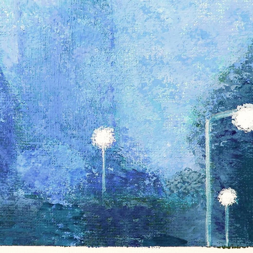 油絵アクリル絵画イメージ画　祈り額無し ca27a69bc8819701ba7790f390bf6e