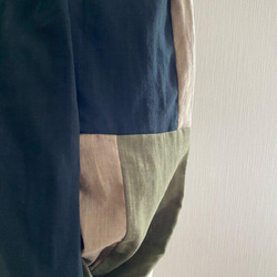 日本製♡上質ふわふわスラブダブルガーゼのボリュームスヌード♡カーキ・ブラック・サンドベージュ 7枚目の画像